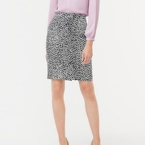J. Crew Factory Printed Basketweave Pencil Skirt